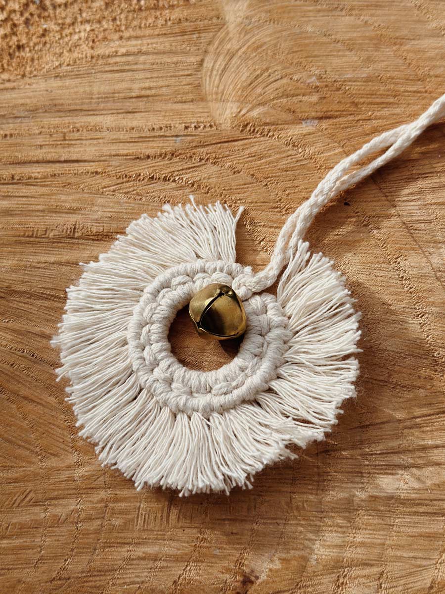 Weihnachtsanhänger mit Glöckchen