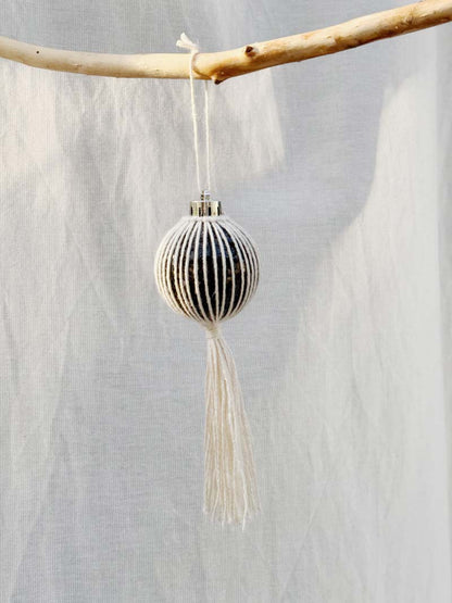 Weihnachtsbaumkugeln Schwarz klein